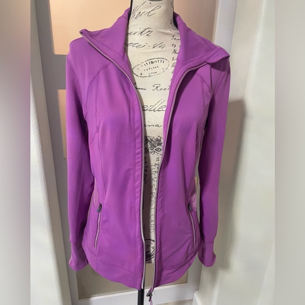 Tangerine Women Active Mesh Lightweight Breathable Full Zip Jacket EUC - Picture 11 of 12